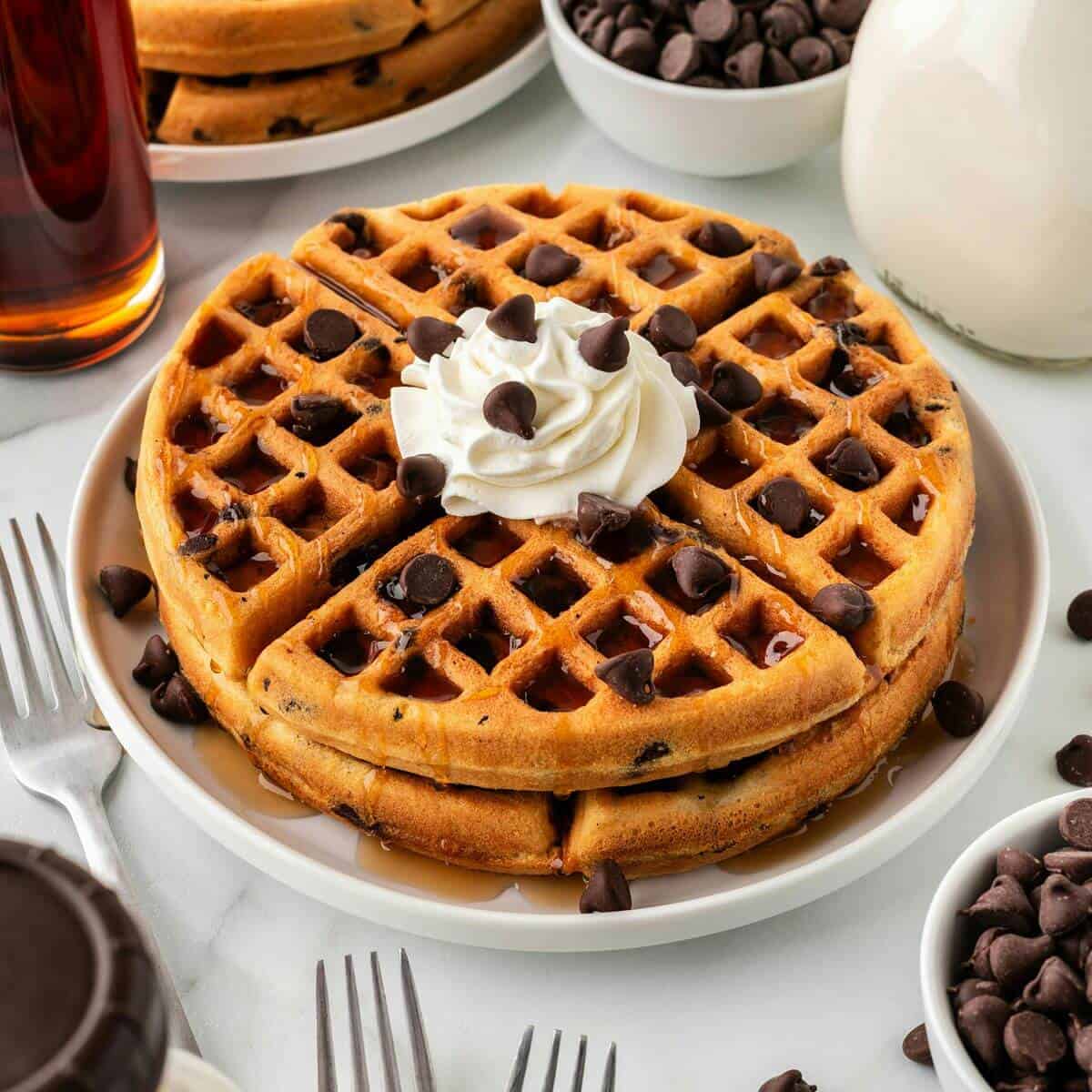 Waffle Coklat
